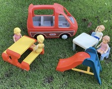 Little Tikes Vintage Dolls House Characters,  Furniture Plus Car