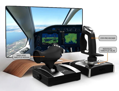 Flight simulator joystick - flight, game