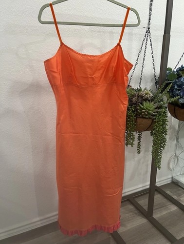 Dosa silk orange - silk, dress