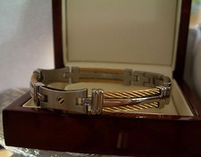 Titanium 18K Gold Unisex Bracelet Men Women TB006