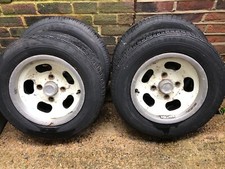 SET OF 4 COBRA SUPASLOT 6x14 ALLOY WHEELS & TYRES FOR A  4 STUD VW  BEETLE