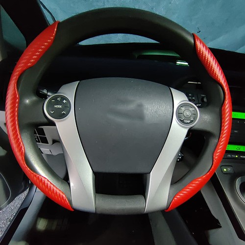 Red carbon fiber leather - 15",