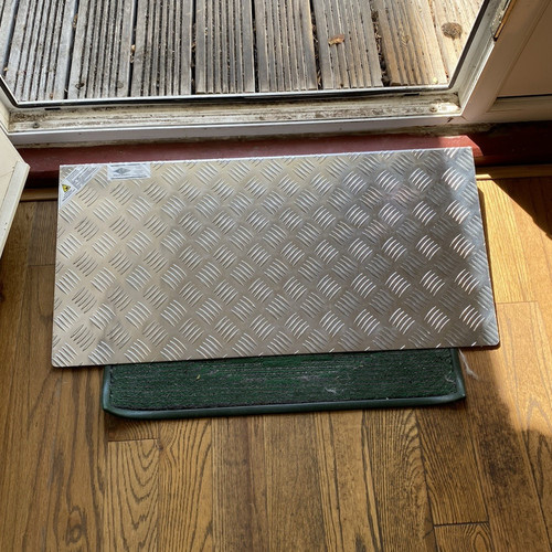 Aluminium threshold ramp - aluminium,