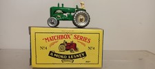 MATCHBOX LESNEY , MASSEY HARRIS TRACTOR , 4a, c1991 , mint , re-issue