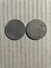 Réunion 2 Coins 1955 | 5 Francs | French Fifth Republic