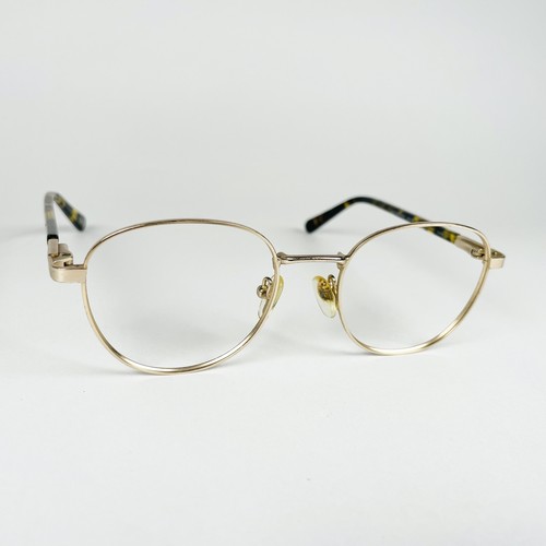 Eyeglasses gold round - d, by
