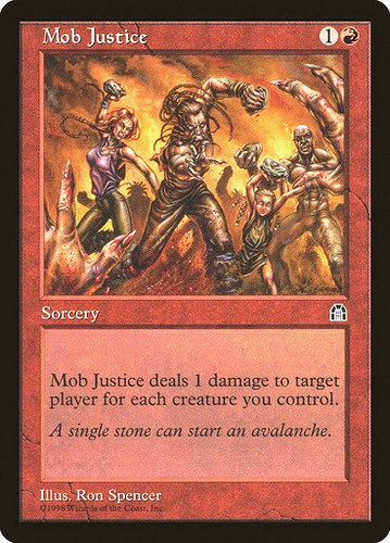 Mtg mob justice stronghold - mob,