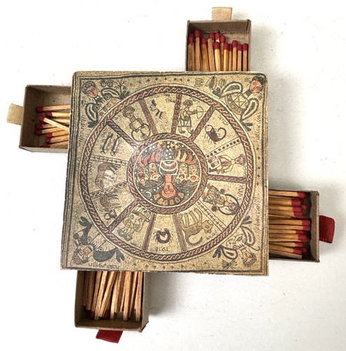 Vintage matchbox ancient - 4”,