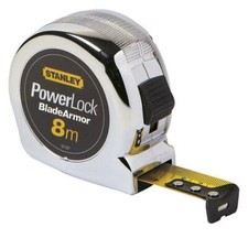Stanley 0-33-526 Powerlock Rule Blade Armor Tape Measure 8m/26ft