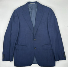 Canali Exclusive Super 160 Wool / Silk Suit, Made in Italy, Tailored Fit, 42L