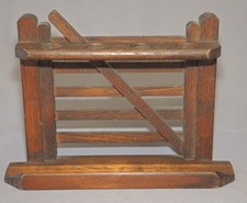 Antique Wooden Tobacco Smoking Pipe Holder for 4 Pipes
