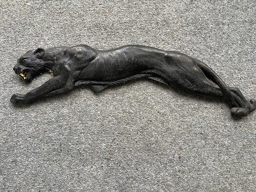 Vintage panther wall - panther, ornament