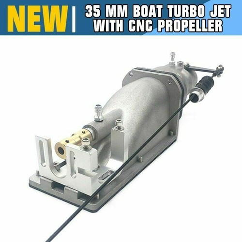 35mm stainless boat - 35mm, jet