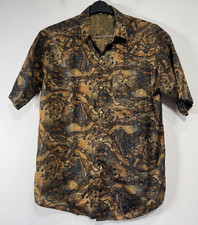 Thai Silk Hawaiian Shirt Mens