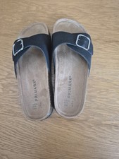 Primark Black Sliders Size 4