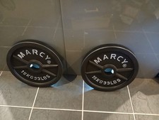 2 x 15kg Marcy Olympic Weight Plates