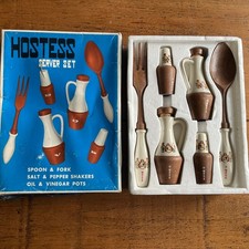 Vintage Maltese Souvenir ?? Hostess Server Set Novelty Gift Set Boxed