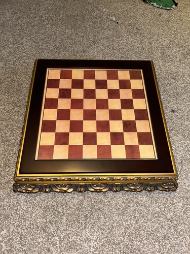 Boxed ornate chess set - ornate,