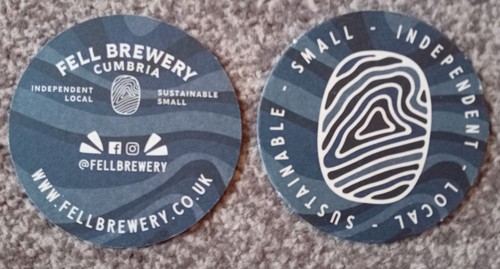 Fell brewery beer mat - fell,
