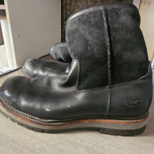 Uggs black mens boots size - uggs,