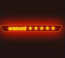 WANTED Car Brake light Sticker