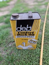 old Vintage Deb Duck oil can rare barn find