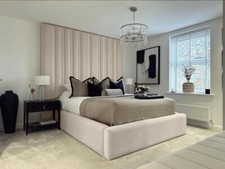 High Headboard Luxury Bed Wall