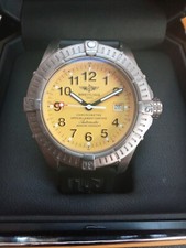 GENUINE BREITLING AVENGER SEAWOLF E17370 YELLOW DIAL
