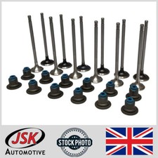 Set of Intake & Exhaust Valves with Valve Stem Oil Seals for Ford 1.0L EcoBoost
