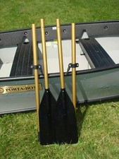 BOAT  OARS WITH OAR LOCKS