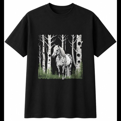 Botanical appaloosa horse - botanical,