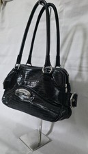 Ripani Black Leather Croc