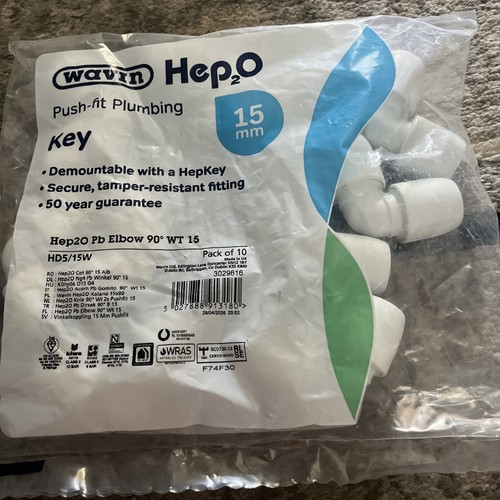 Hep2o push fit - 90, pipe