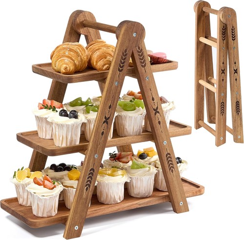 Dujust tier cupcake - cupcake, stand