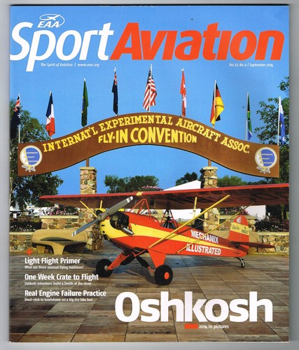 Sport aviation magazine - aviation,