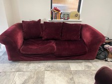 Habitat Louis Velvet Sofa Set