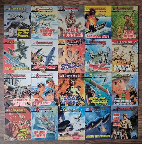 Commando comics job lot bundle - job,