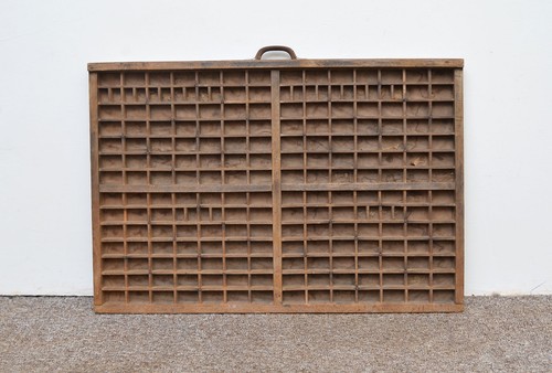Vintage old wooden - , printers
