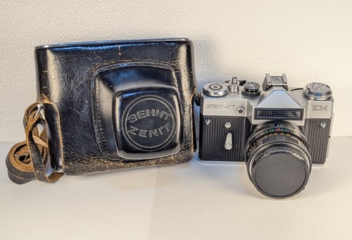 Silver zenit 35mm slr film - zenit,