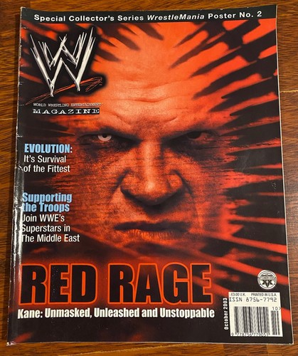 Wwe magazine october 2003 - wwe,
