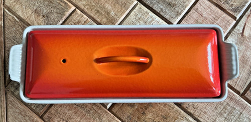 Creuset volcanic orange - le,