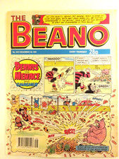 The Beano - Comic - No 2577 - 7th December 1991 - Yellowing - Undamaged