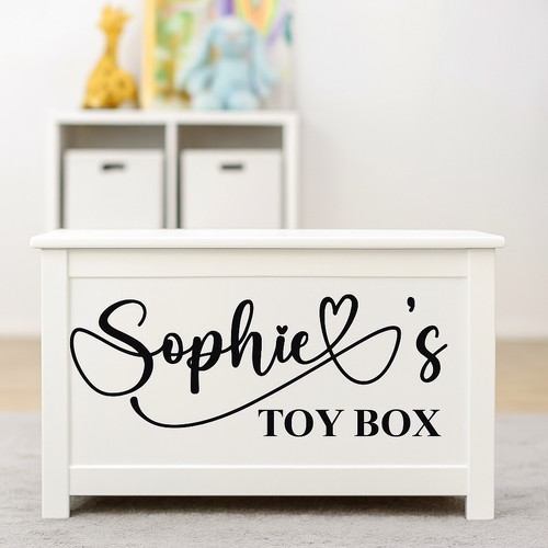 Personalized toy box name - toy,