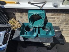 3 square tomatoe grow boxes 