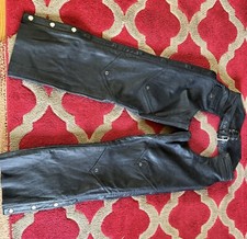 Leather Biker Chaps