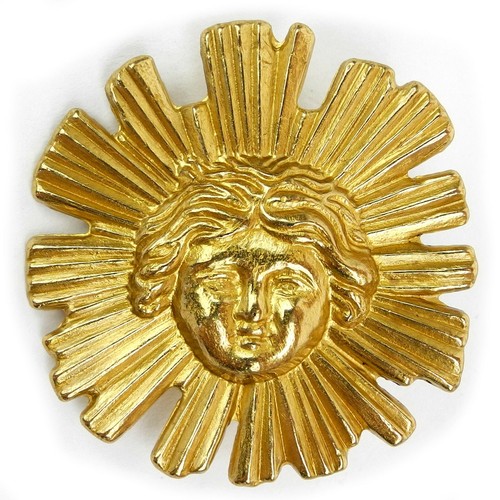 Cast brass matt finish sun - cast,