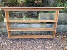 antique pine plate rack