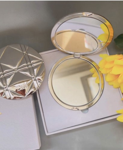 Dior silver duo compact mirror - duo,