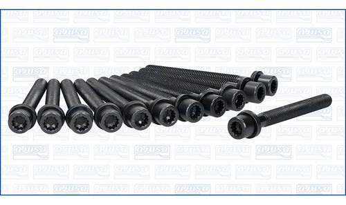 Cylinder head bolt set - head,