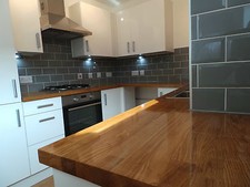 CHEAP Prime Oak Kitchen Wood Worktops Breakfast Bar Island Real Solid Timber Bar
